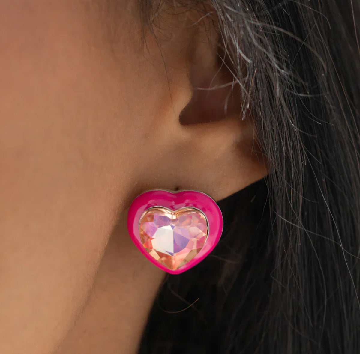 Heartfelt Haute Pink Earrings