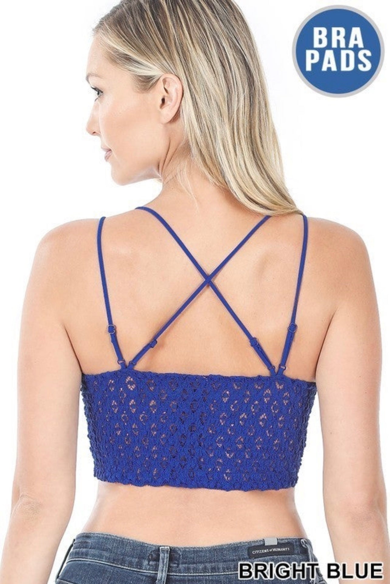 Zenana Crochet Adjustable Bralette