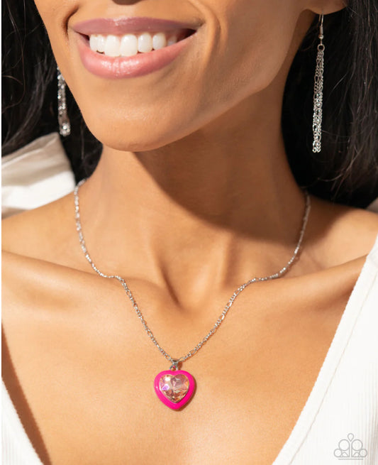 Heartfelt Hope Pink Necklace