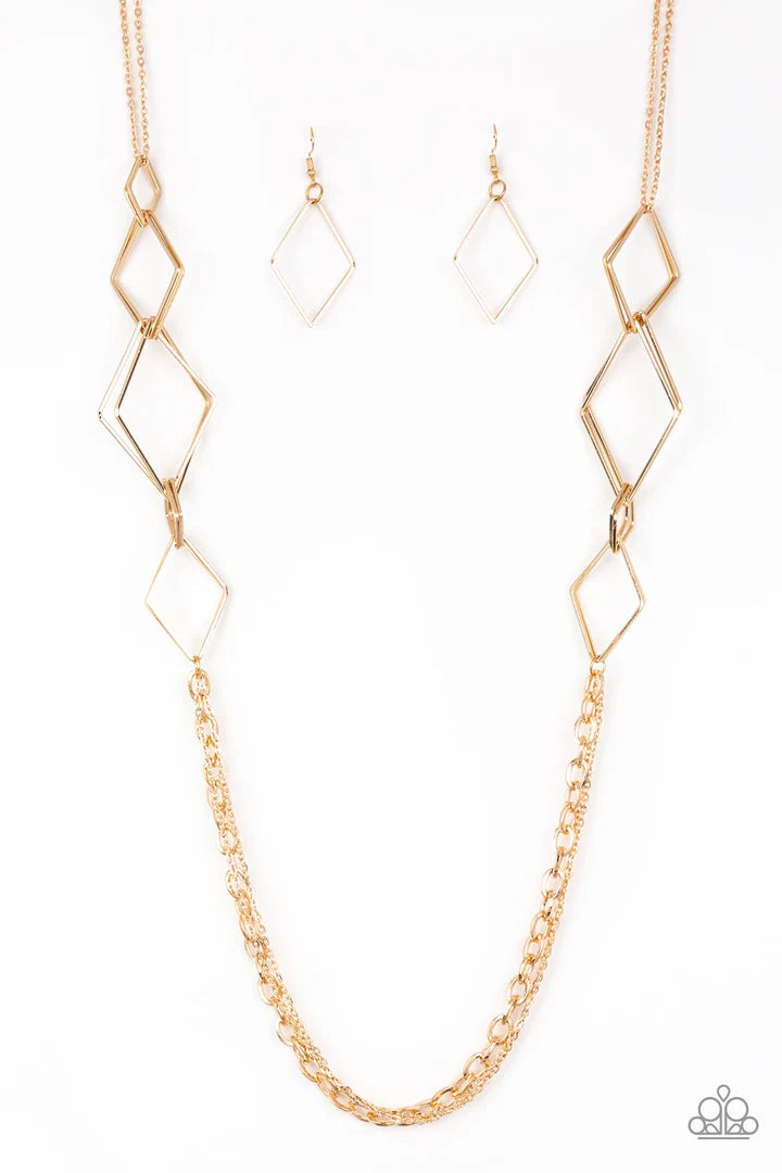 Fashion Fave Necklace-Gold