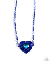 Locket Leisure Necklace-Blue