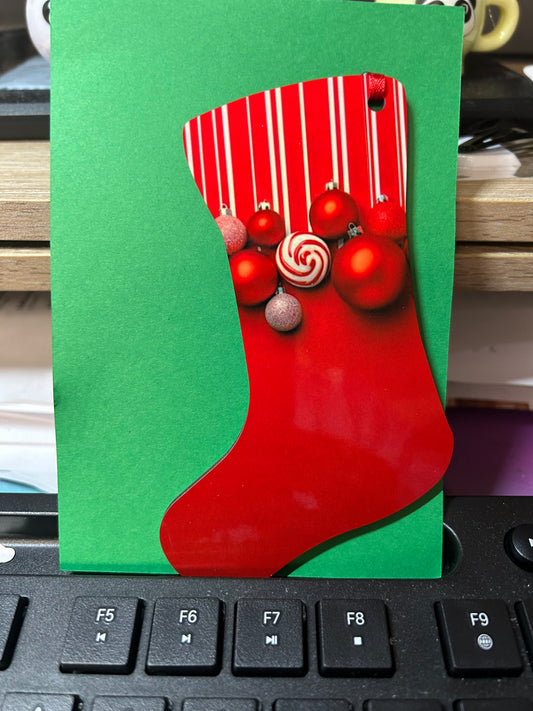 Christmas Balls Stocking Ornament