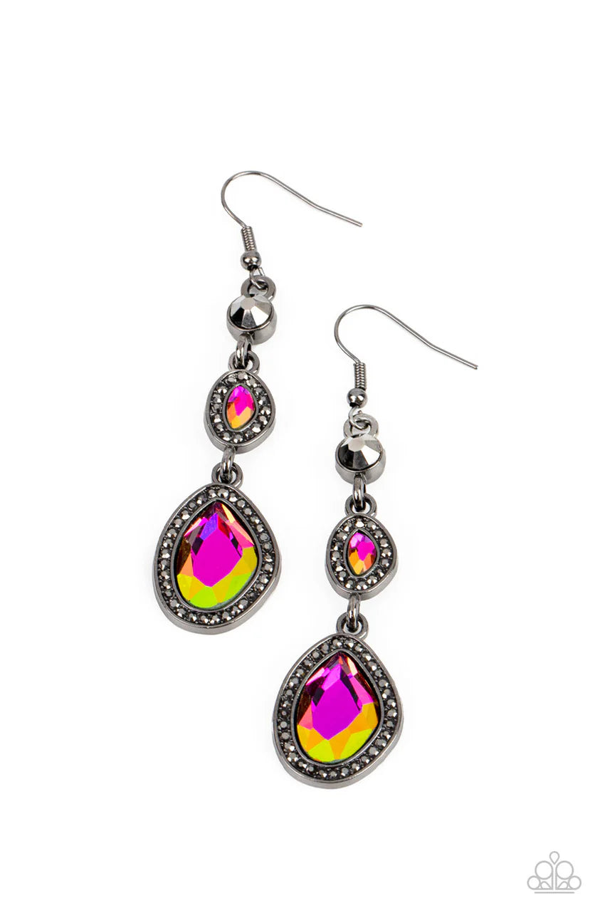 Dripping Self Confidence Earrings-Multi