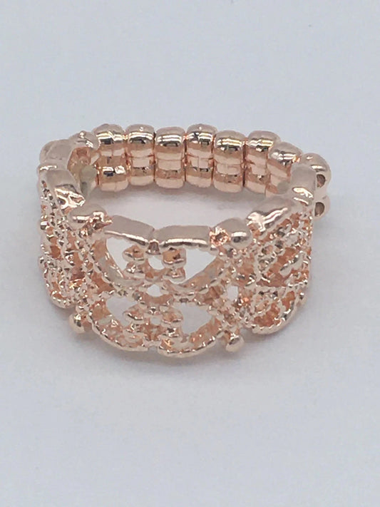 Tell Me How Your Really Frill Ring-Rose Gold