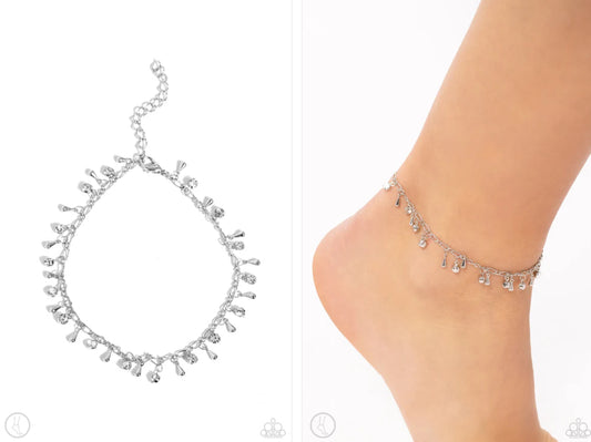 Sprinkled Selection White Anklet