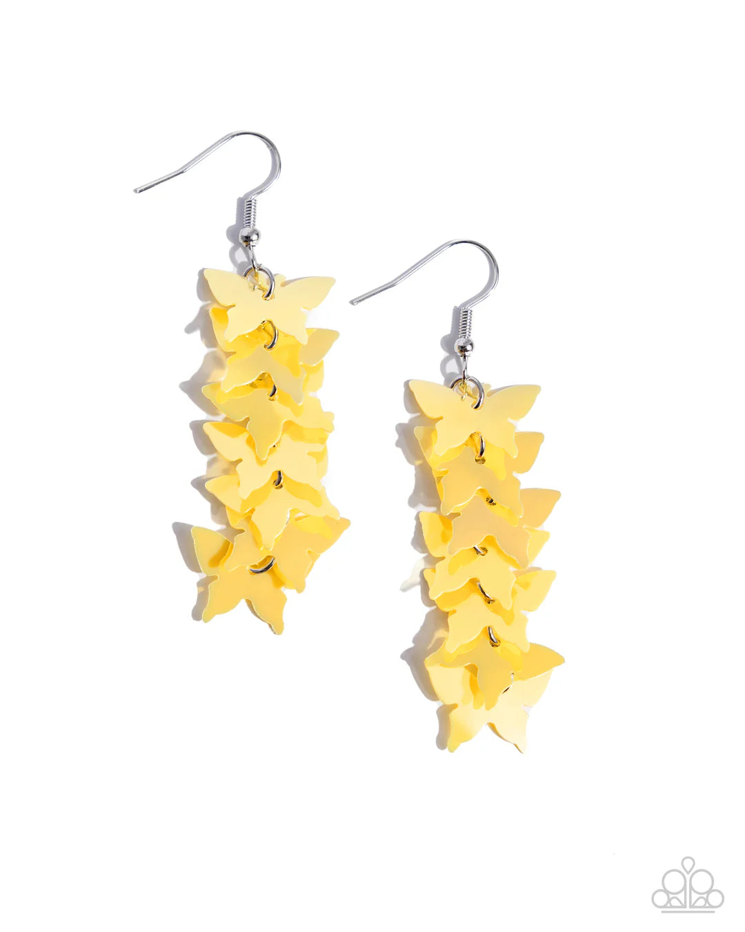 Aerial Ambiance Earrings-Yellow