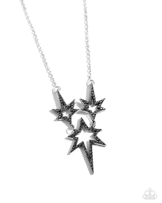 Explosive Exhibit Necklace-Silver