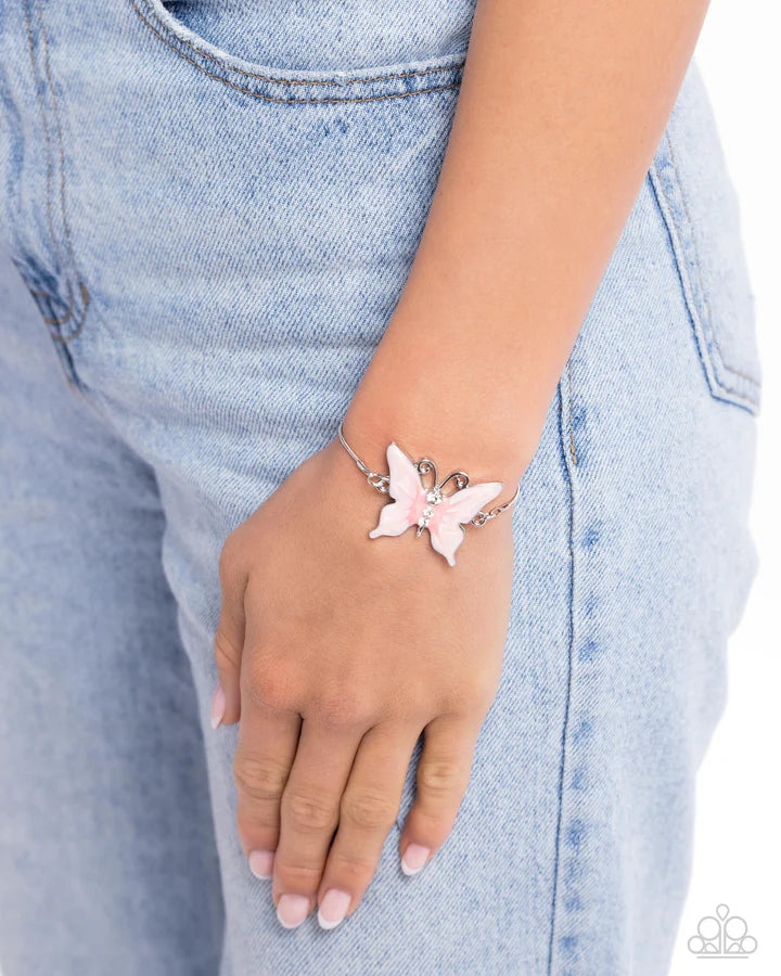 Aerial Adornment Pink Bracelet