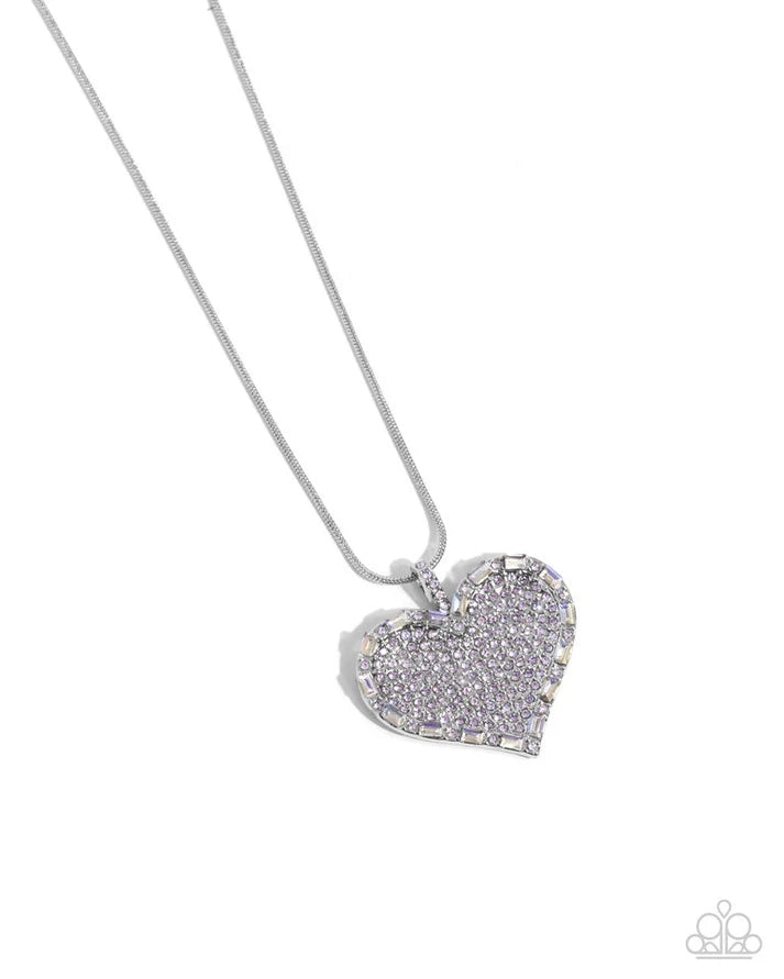 Affectionate Advance Purple Necklace