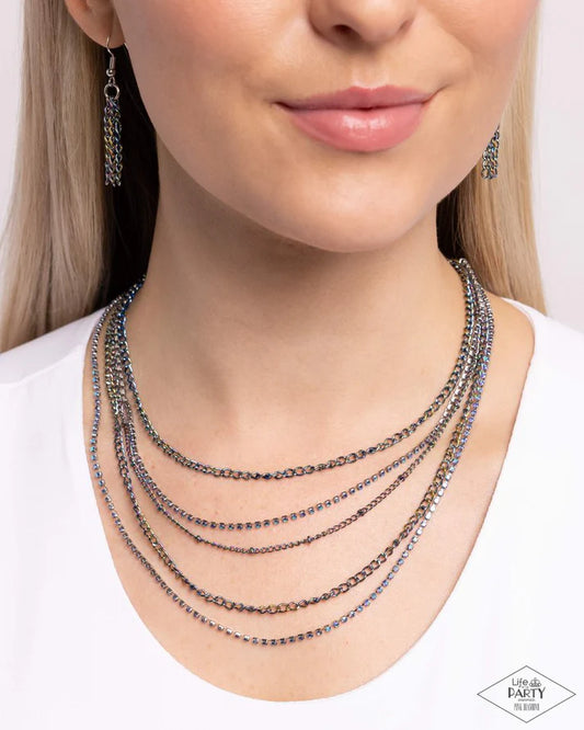 Dangerously Demure Multi Necklace