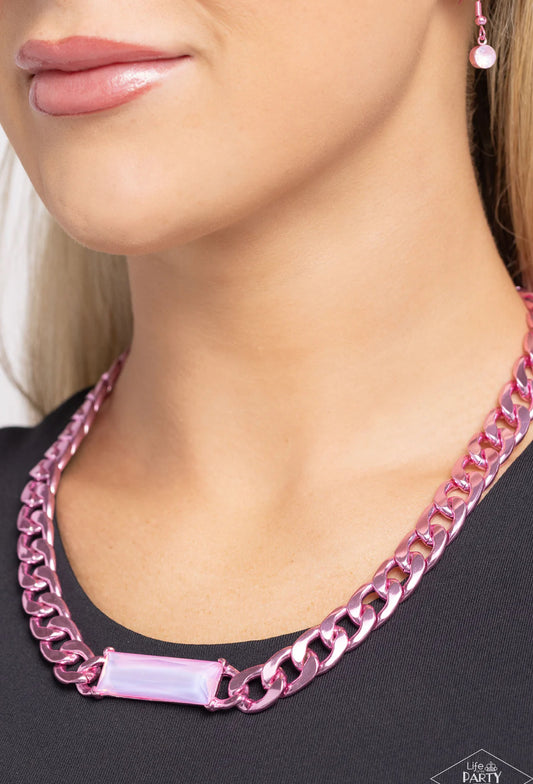 Urban Royalty Pink Necklace