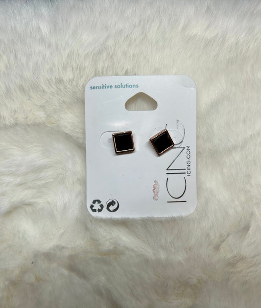 Matte Square Earrings