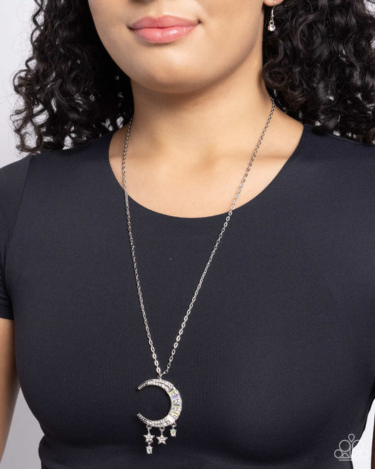 Lunar Landmark White Necklace