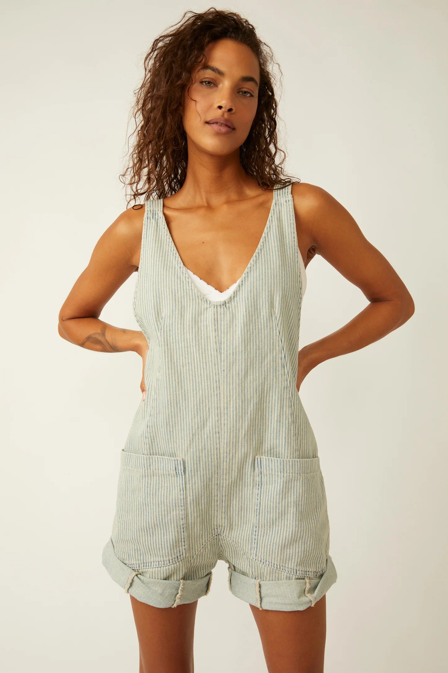 Free People High Roller Railroad Shortall