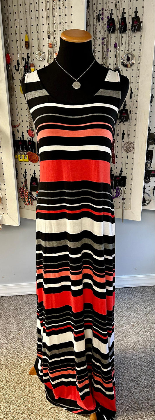 Striped Maxi Dress